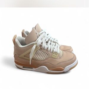 Jordan Women's Sneakers - Tan and White